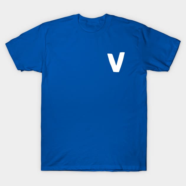 Velva (White-V) T-Shirt by Velva